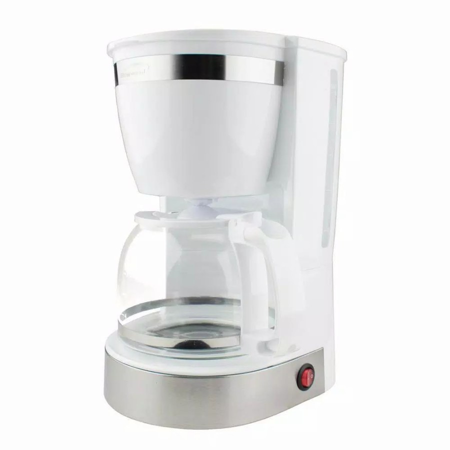 * Coffee Makers | Coffee Makers Brentwood Appliances 10-Cup White Coffee Maker