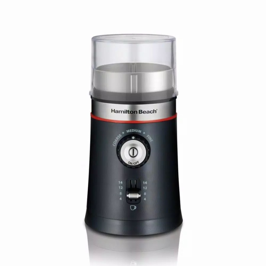 * Coffee Makers | Coffee Makers Hamilton Beach Custom Grind 5 Oz. Black Blade Coffee Grinder