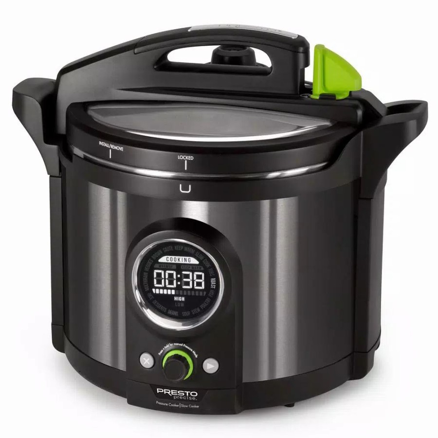 * Cookers | Cookers Presto 10 Qt. Black Stainless Electric Pressure Cooker