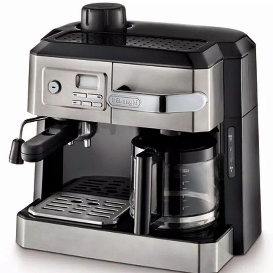 * Coffee Makers | Coffee Makers Delonghi All-In-One 10-Cup Stainless Steel Drip Cofffee Maker And Espresso Machine