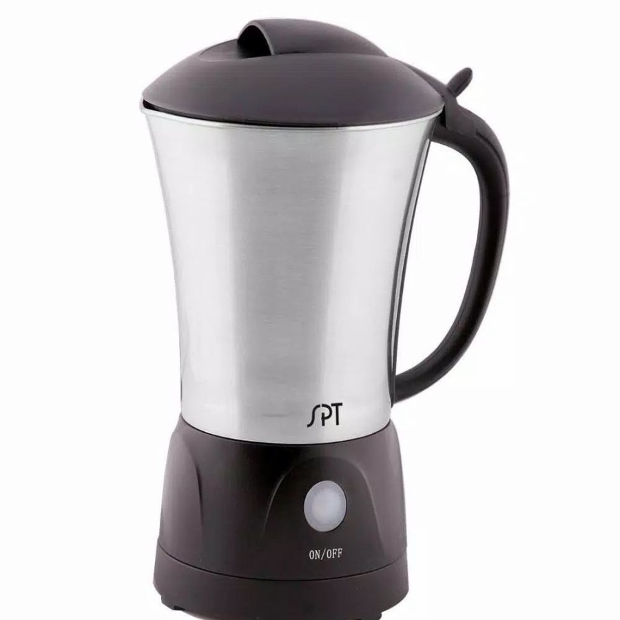 * Coffee Makers | Coffee Makers Spt 6 Oz. One-Touch Brushed Stainless Steel Electric Milk Frother With Non-Stick Interior