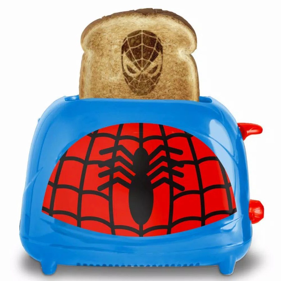 * Toasters | Toasters Uncanny Brands Spiderman Classic 2-Slice Red Toaster