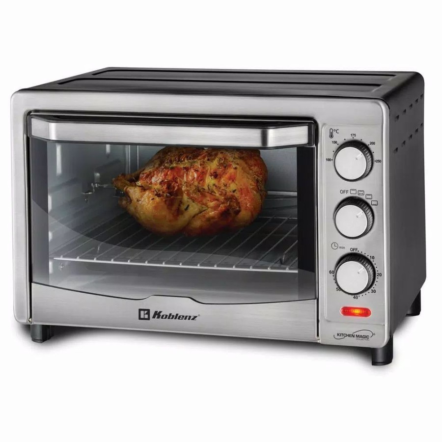 * Toasters | Toasters Koblenz Kitchen Magic Collection Silver 24-Liter Oven With Rotisserie