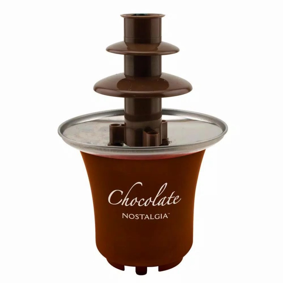 * Dessert Makers | Dessert Makers Nostalgia 3-Tier 0.5 Lbs. Brown Chocolate Fondue Fountain