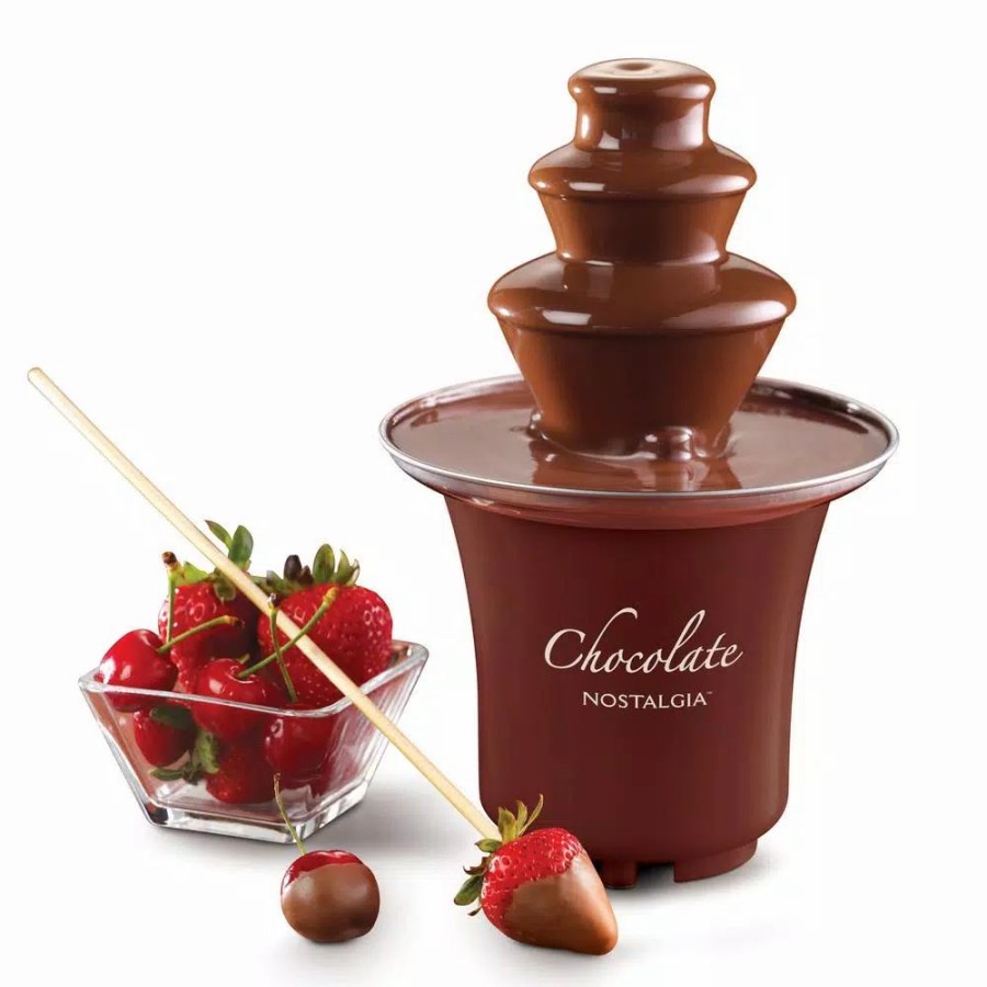 * Dessert Makers | Dessert Makers Nostalgia 3-Tier 0.5 Lbs. Brown Chocolate Fondue Fountain