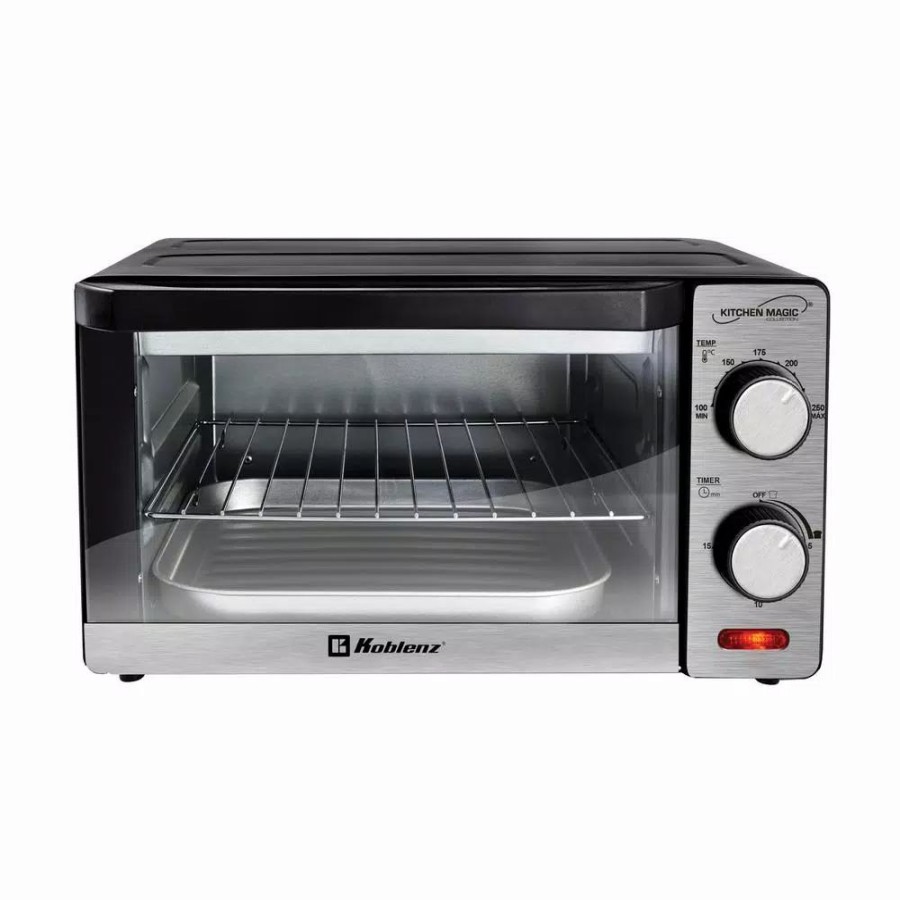 * Toasters | Toasters Koblenz Kitchen Magic Collection Silver 10-Liter Toaster Oven