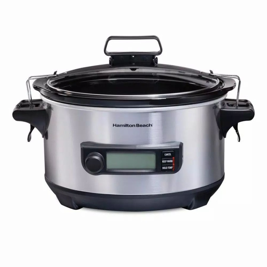 * Cookers | Cookers Hamilton Beach 6 Qt. Stainless Steel Slow Cooker