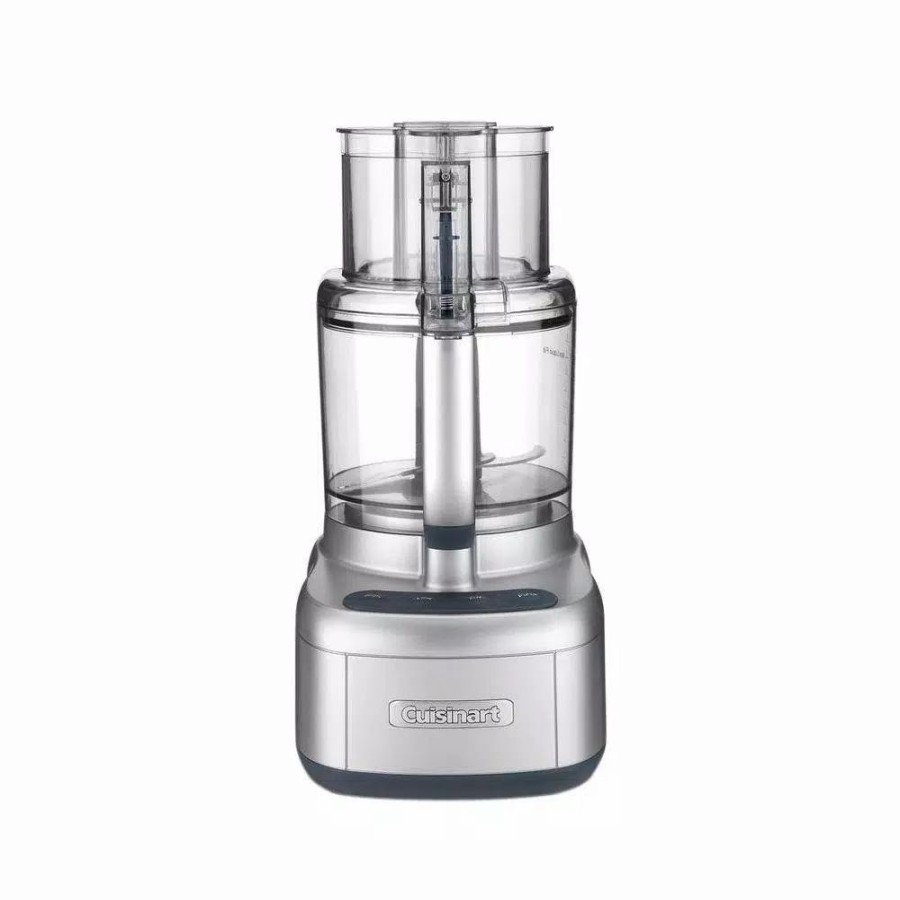 * Food Processing | Food Processing Cuisinart Elemental 11-Cup Silver Food Processor With See-Through Lid