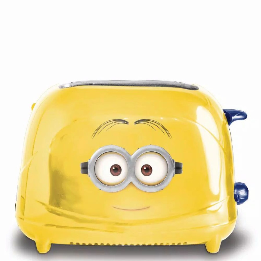 * Toasters | Toasters Uncanny Brands Minions Dave 2-Slice Yellow Toaster