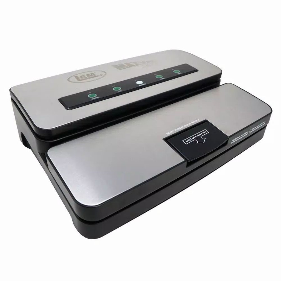 * Food Processing | Food Processing Lem Stainless Steel Vacuum Sealer With Bag Cutter And Holder