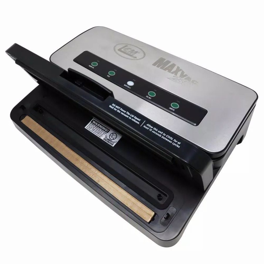 * Food Processing | Food Processing Lem Stainless Steel Vacuum Sealer With Bag Cutter And Holder