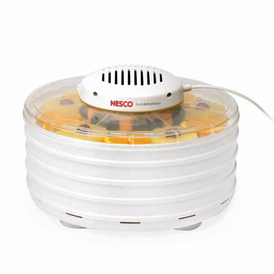 * Food Processing | Food Processing Nesco 4-Tray White Expandable Food Dehydrator