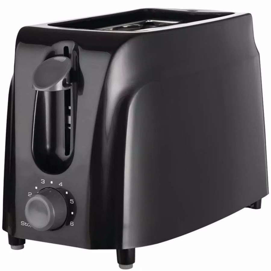 * Toasters | Toasters Brentwood 2-Slice Black Toaster With Cool-Touch Exterior