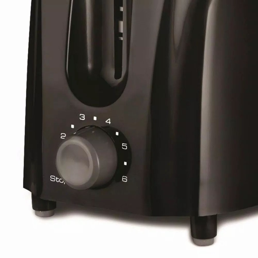 * Toasters | Toasters Brentwood 2-Slice Black Toaster With Cool-Touch Exterior