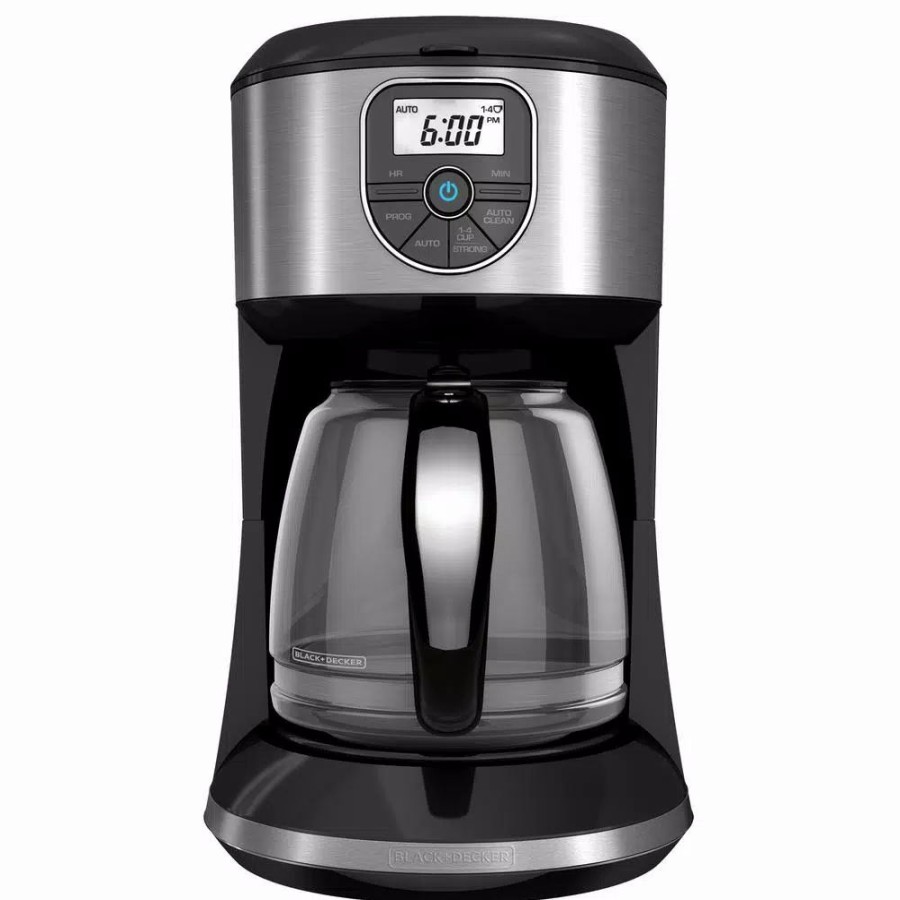 * Coffee Makers | Coffee Makers Black+Decker 12-Cup Programmable Coffeemaker In Stainless Steel