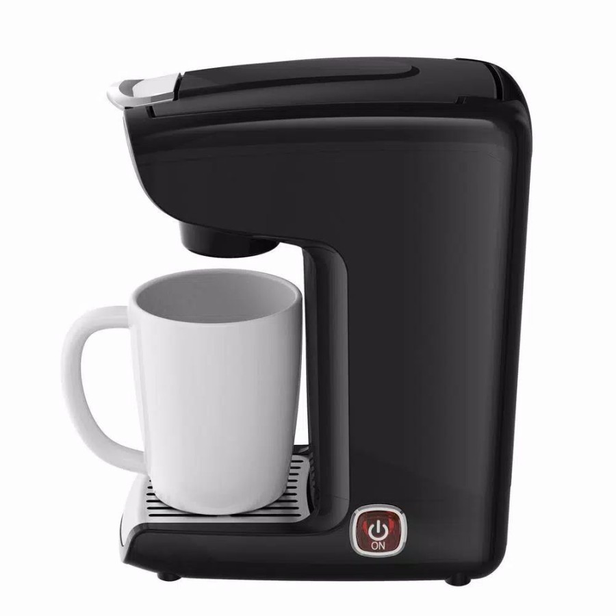 * Coffee Makers | Coffee Makers Brentwood Appliances 1.25-Cup Black K-Cup Single Serve Coffee Maker