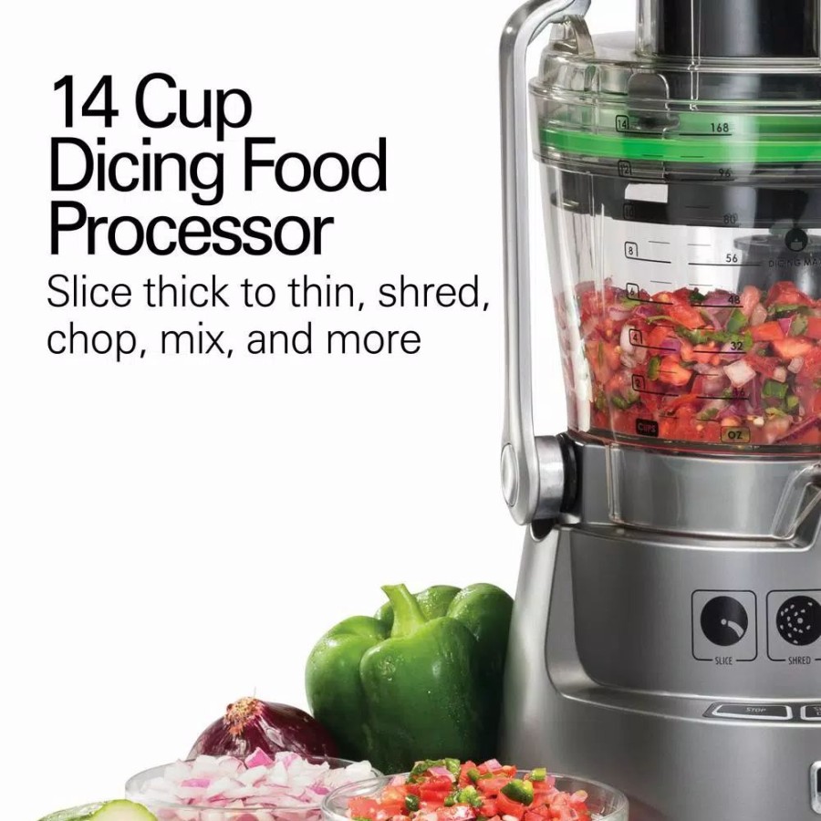 * Food Processing | Food Processing Hamilton Beach Professional 14 Cup Silver Dicing Food Processor