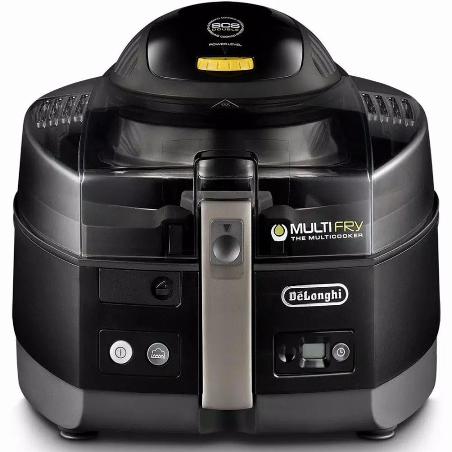 * Cookers | Cookers Delonghi Multifry Fh1363 4.75 Qt. Black Electric Multi-Cooker And Air Fryer