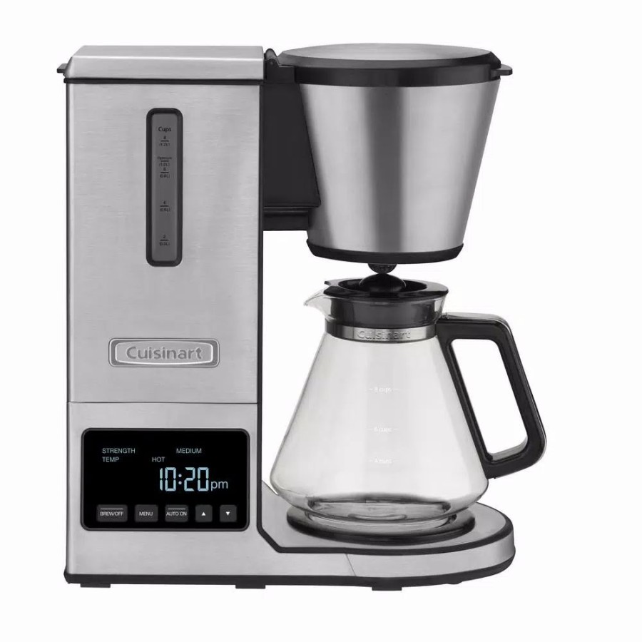 * Coffee Makers | Coffee Makers Cuisinart Pureprecision 8-Cup Programmable Silver Drip Coffee Maker