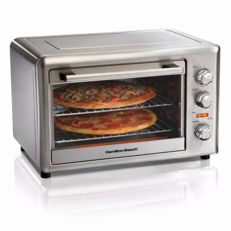 * Toasters | Toasters Hamilton Beach Countertop Stainless Steel Toaster Oven With Convection And Rotisserie