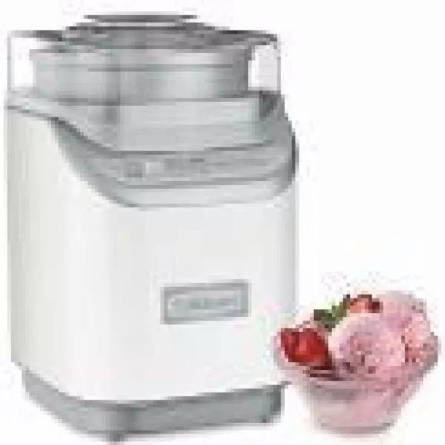 * Dessert Makers | Dessert Makers Cuisinart Cool Creations 2 Qt. White Electric Ice Cream Maker With Recipe Booklet