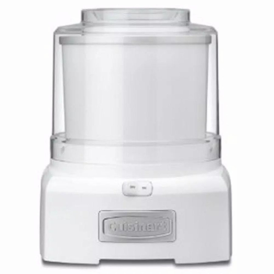 * Dessert Makers | Dessert Makers Cuisinart 1.5 Qt. White Ice Cream Maker With Easy Lock Lid