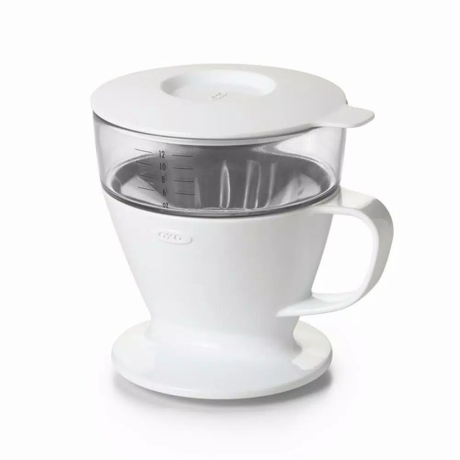 * Coffee Makers | Coffee Makers Oxo Good Grips 1.5-Cup White Pour-Over Coffee Maker