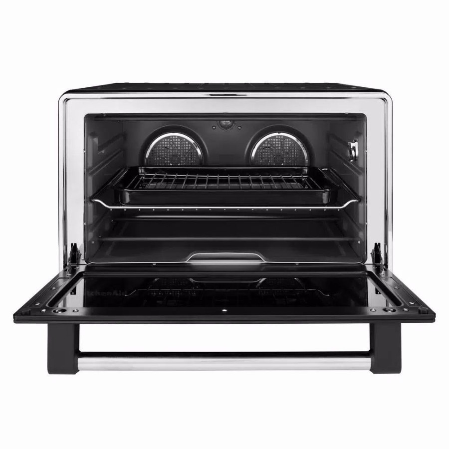 * Toasters | Toasters Kitchenaid Matte Blackdual Convection Countertop Oven