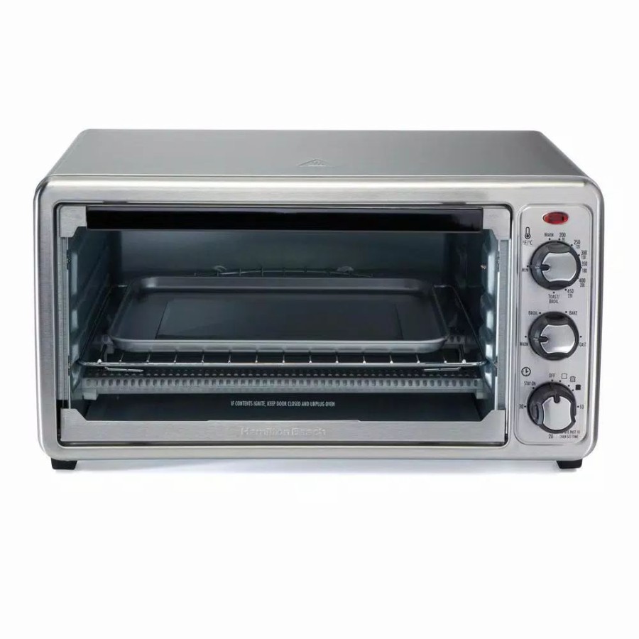 * Toasters | Toasters Hamilton Beach 1440-Watt 6-Slice Stainless Steel Toaster Oven