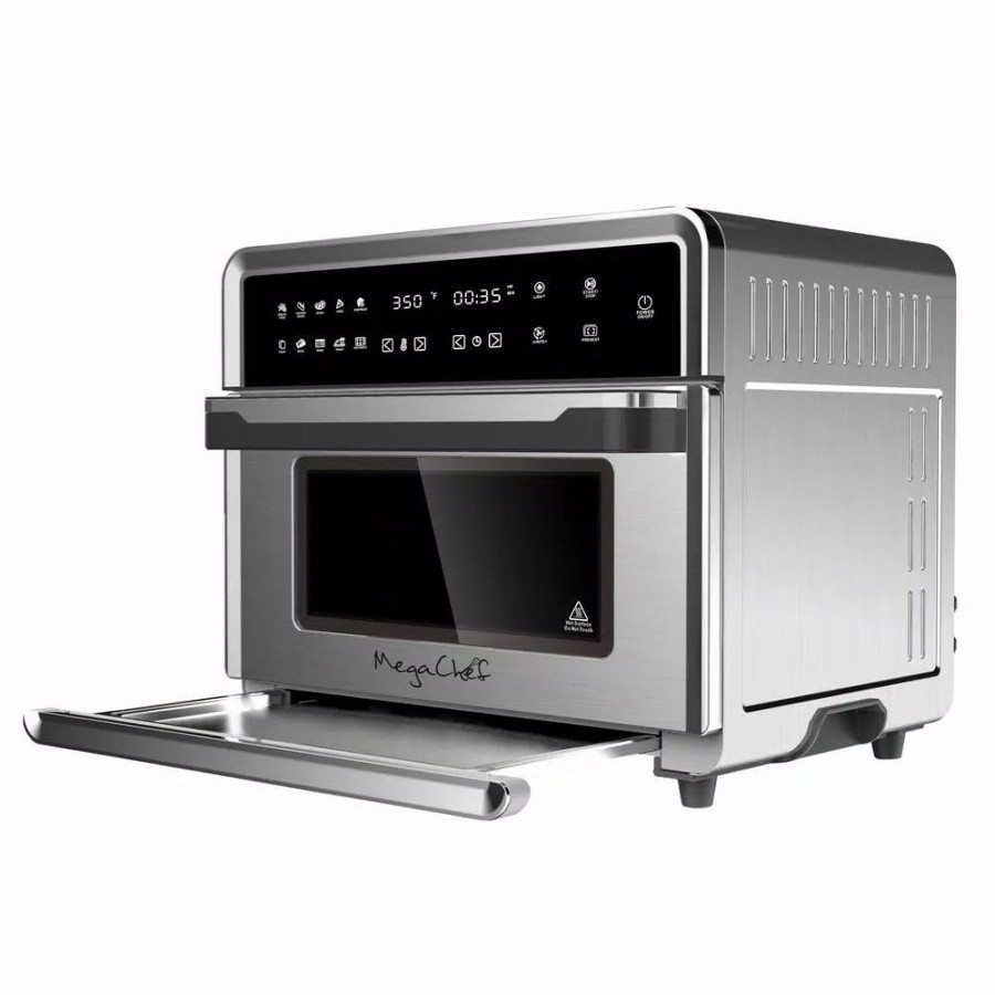 * Toasters | Toasters Megachef 1800 W 10-In-1 Countertop Stainless Steel Multi-Function Toaster Oven