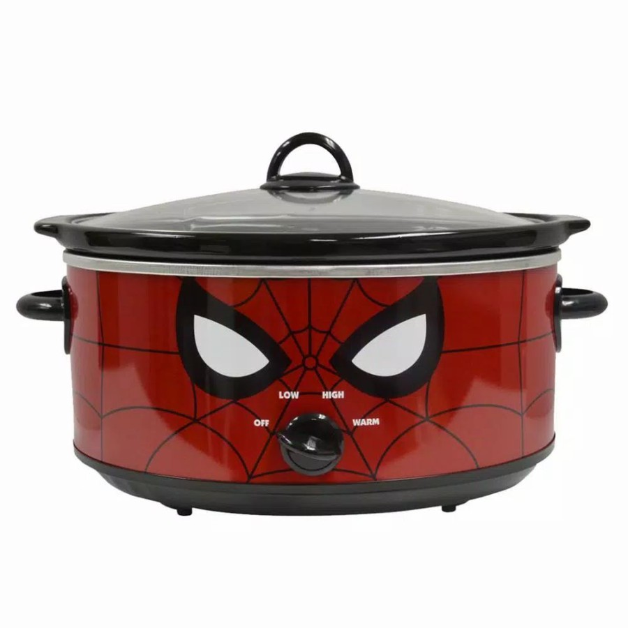 * Cookers | Cookers Uncanny Brands Marvel Spider-Man 7Qt. Red Slow Cooker