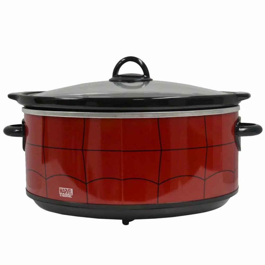 * Cookers | Cookers Uncanny Brands Marvel Spider-Man 7Qt. Red Slow Cooker