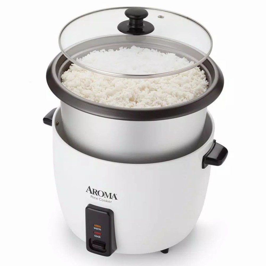 * Cookers | Cookers Aroma 32-Cup White Rice Cooker