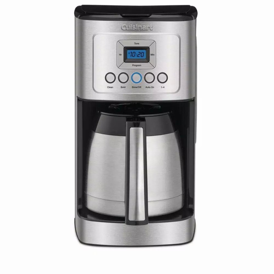 * Coffee Makers | Coffee Makers Cuisinart 12-Cup Programmable Silver Coffee Maker With Built-In Timer