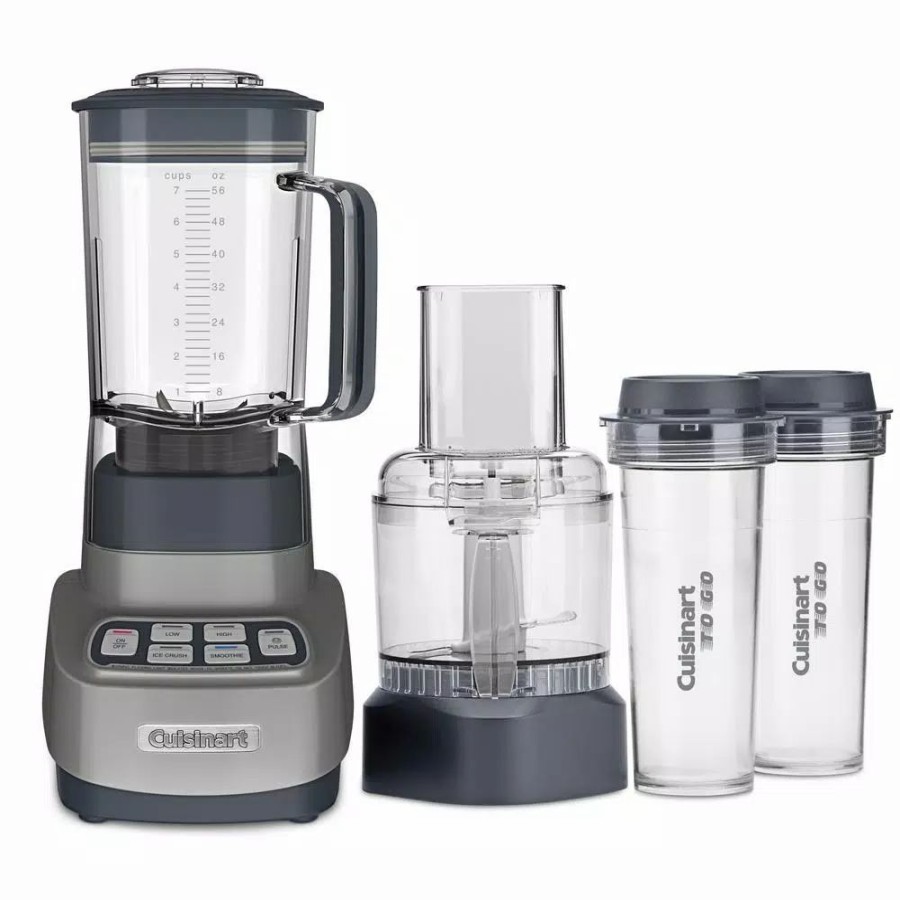 * Food Processing | Food Processing Cuisinart Velocity Ultra Trio 3-Cup 3-Speed Gunmetal Gray Food Processor