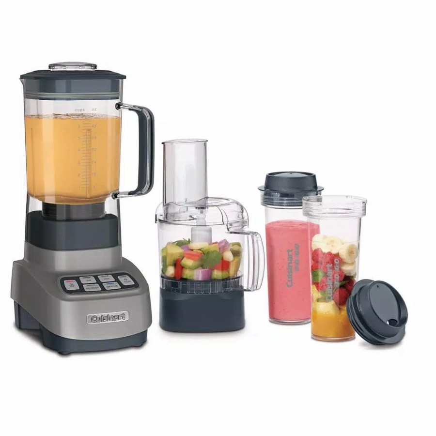 * Food Processing | Food Processing Cuisinart Velocity Ultra Trio 3-Cup 3-Speed Gunmetal Gray Food Processor