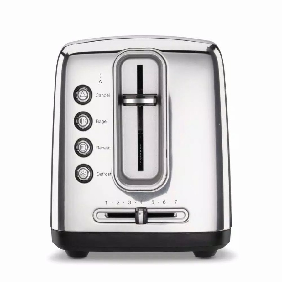 * Toasters | Toasters Cuisinart Artisan Bread 2-Slice Stainless Steel Long Slot Toaster With Crumb Tray