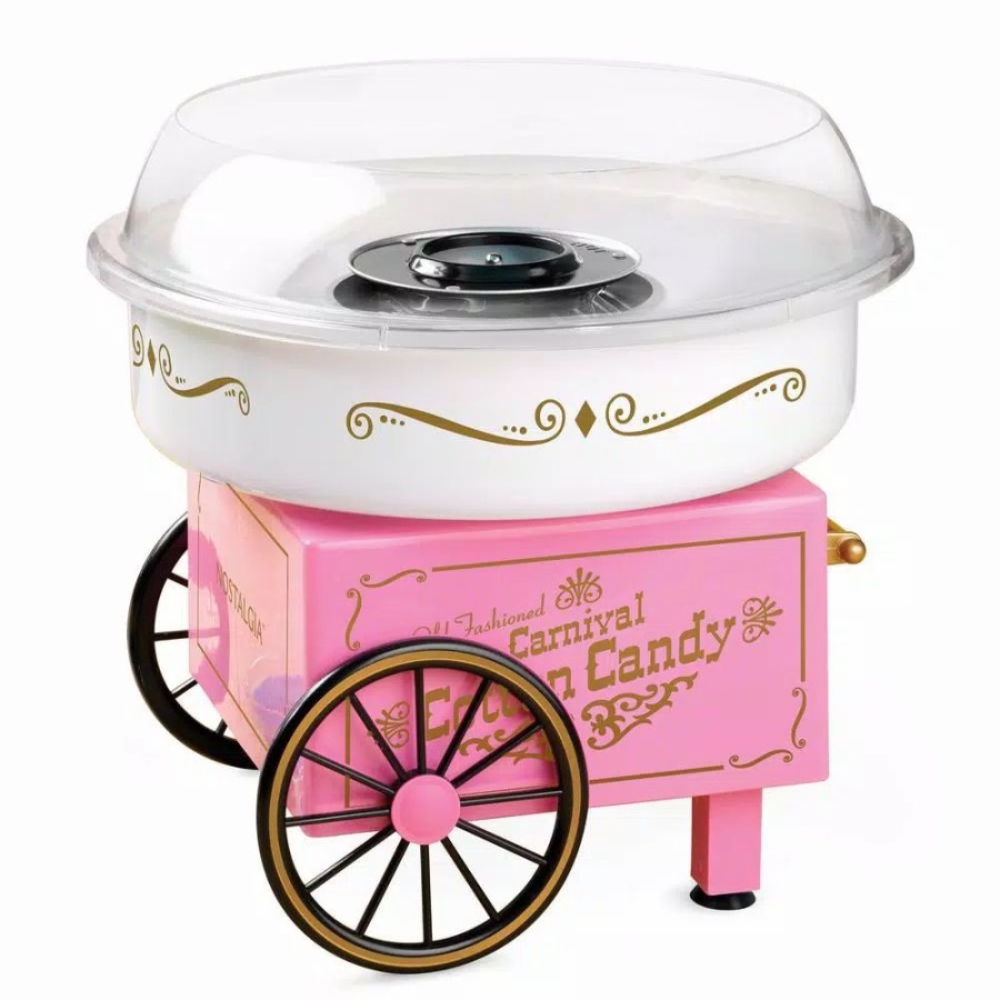 * Dessert Makers | Dessert Makers Nostalgia 450 W Pink Cotton Candy Maker