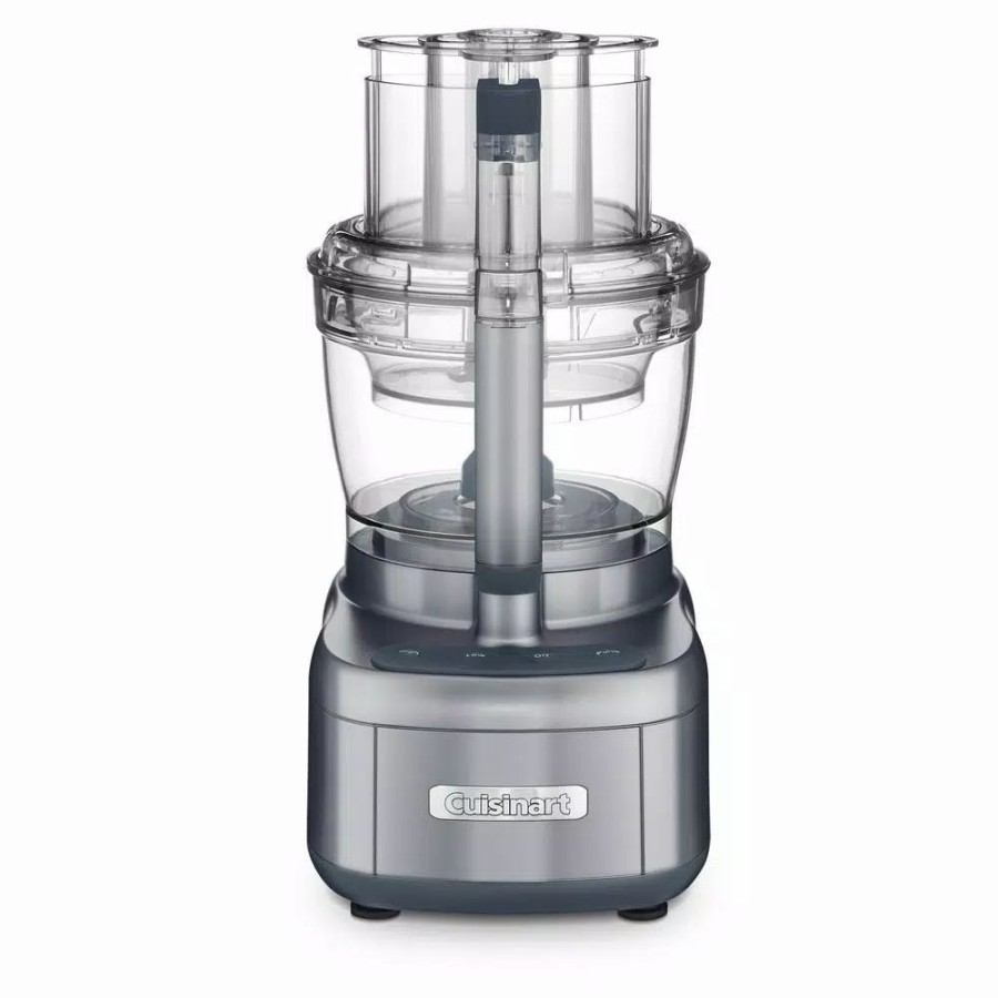 * Food Processing | Food Processing Cuisinart Elemental 13-Cup 3-Speed Gray Food Processor And Dicing Kit