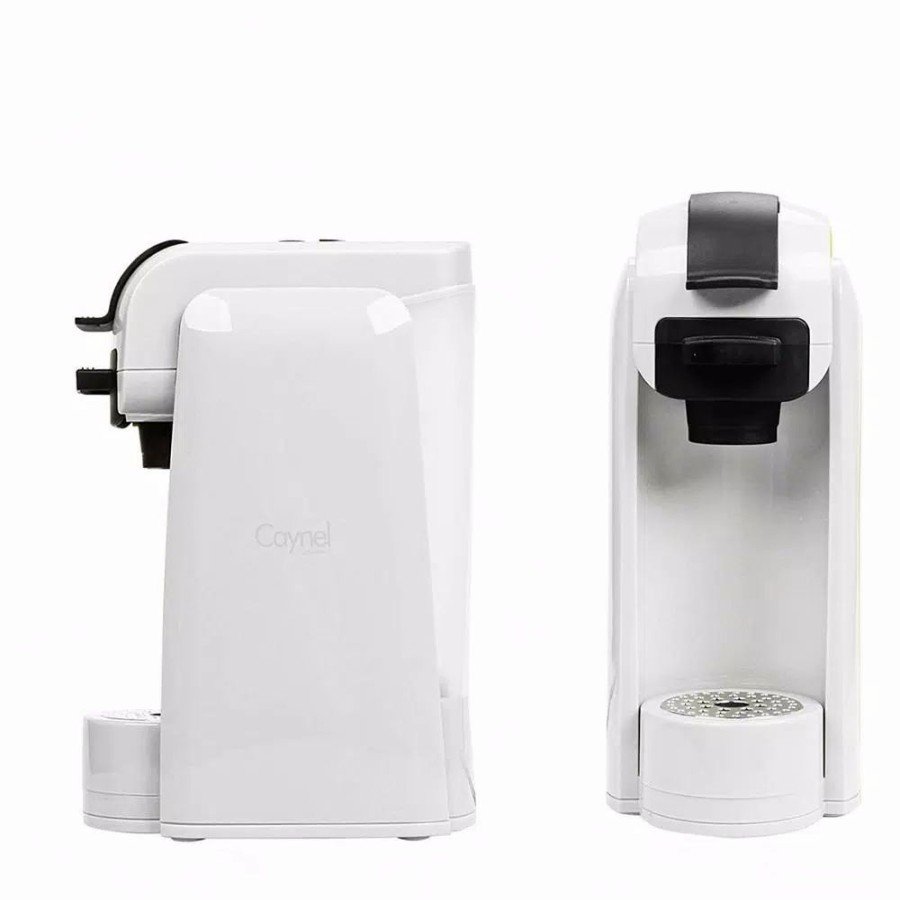 * Coffee Makers | Coffee Makers Boyel Living White 1000-Watt 4-Cups Coffee Machine Single Serve Coffee Maker