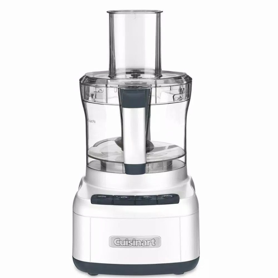 * Food Processing | Food Processing Cuisinart Elemental 8-Cup 3-Speed White Food Processor