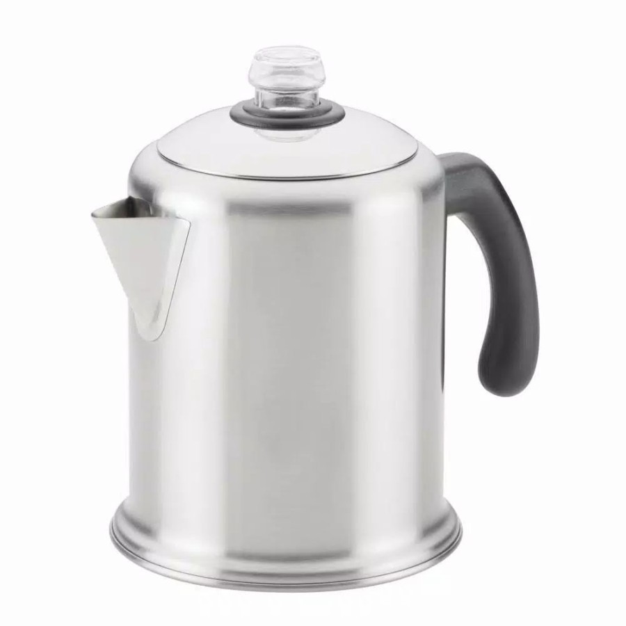 * Coffee Makers | Coffee Makers Farberware 8-Cup Brushed Stainless Steel Coffee Percolator