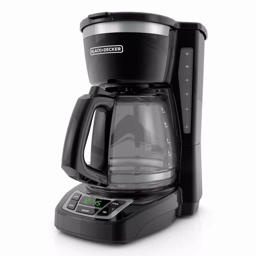 * Coffee Makers | Coffee Makers Black+Decker 12-Cup Black Programmable Coffeemaker