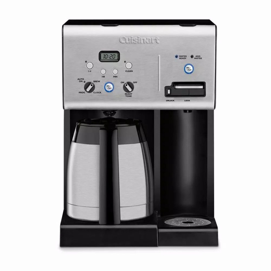 * Coffee Makers | Coffee Makers Cuisinart 10-Cup Black Stainless Steel Coffee Maker With Hot Water System