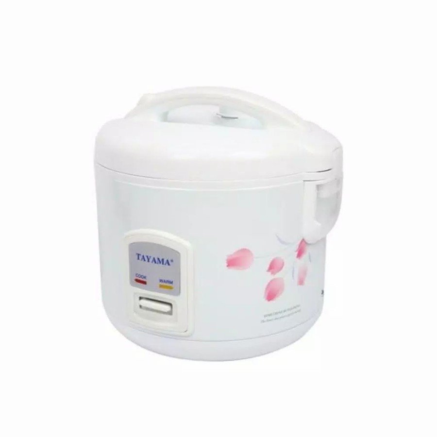 * Cookers | Cookers Tayama 8-Cup White Rice Cooker With Air-Tight Lid And Non-Stick Inner Pot