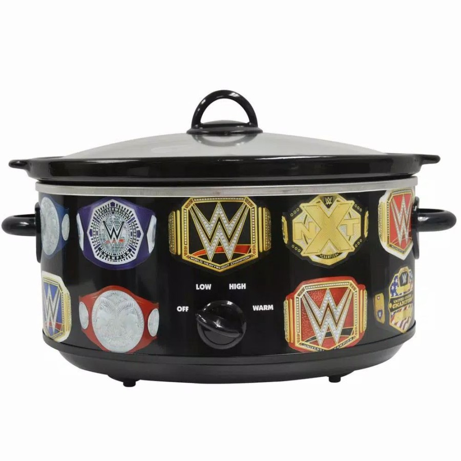 * Cookers | Cookers Uncanny Brands Star Wars 7 Qt. Black Slow Cooker With Removable Ceramic Bowl