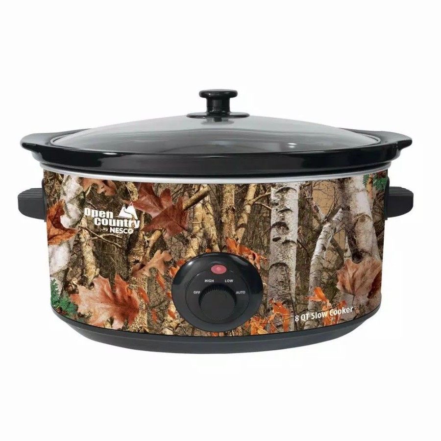 * Cookers | Cookers Nesco Open Country 8 Qt. Camoflauge Slow Cooker With Temperature Settings