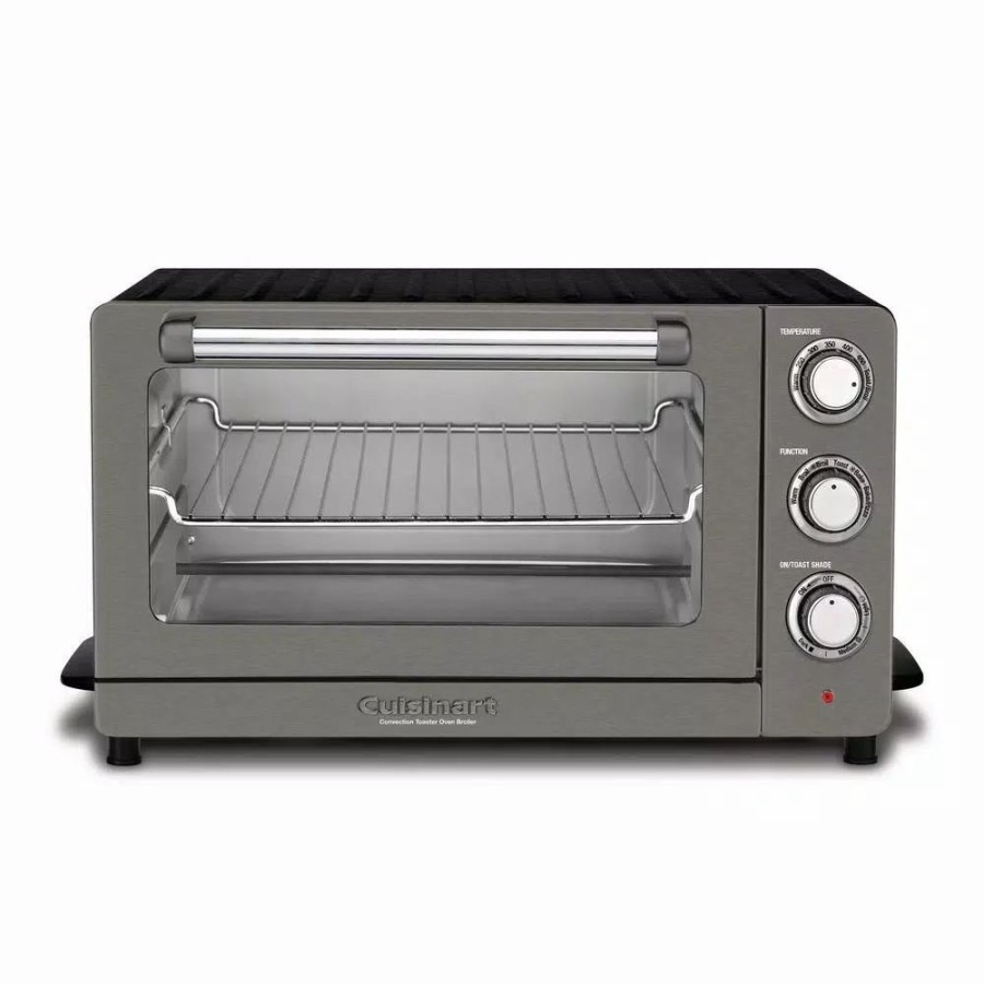 * Toasters | Toasters Cuisinart 1500 W 6-Slice Black Stainless Steel Convection Toaster Oven With Broiler