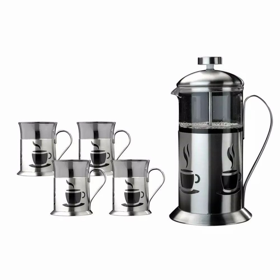 * Coffee Makers | Coffee Makers Berghoff French Press 5-Piece Coffee Set