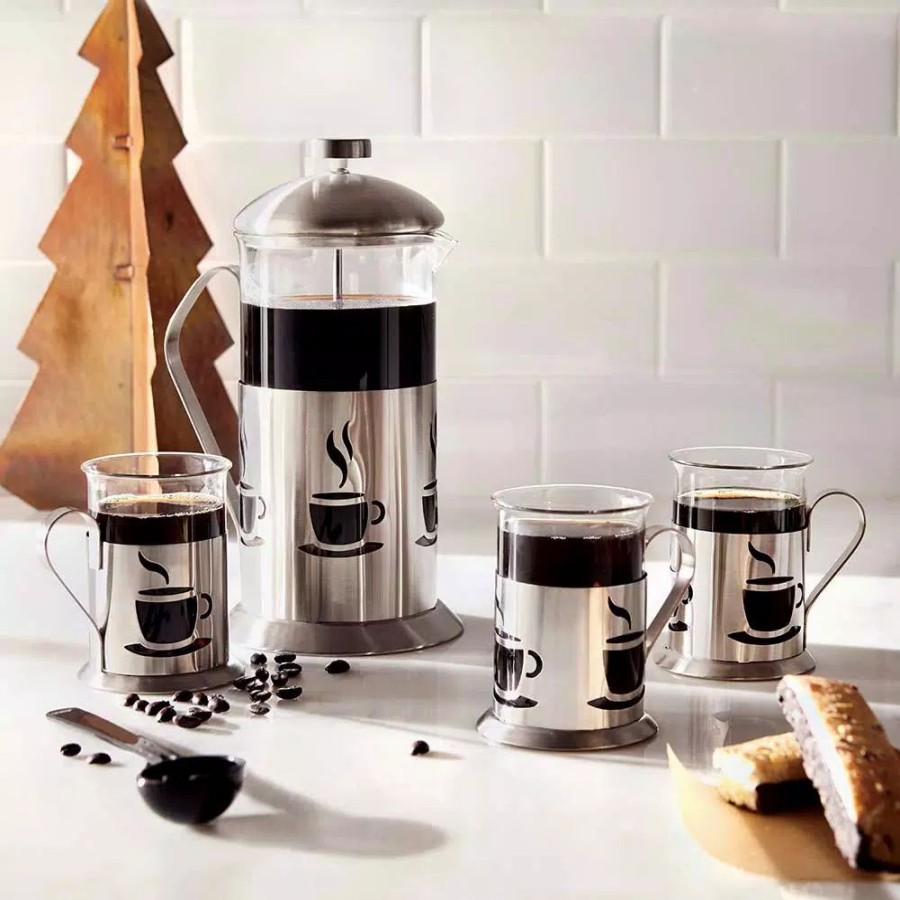 * Coffee Makers | Coffee Makers Berghoff French Press 5-Piece Coffee Set